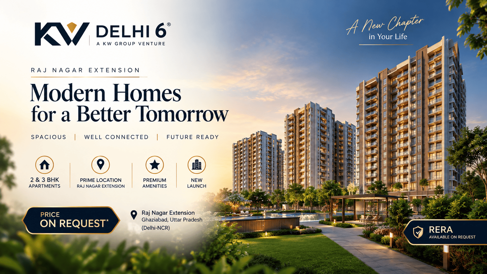 KW Delhi 6 Raj Nagar Extension - Premium Apartments Ghaziabad