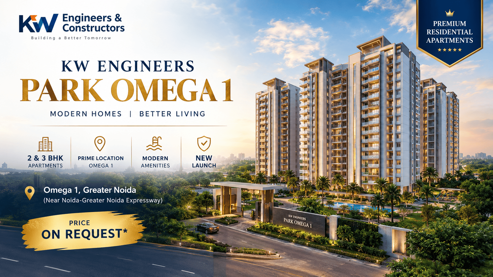 KW Engineers Park Omega 1 - Premium Apartments Greater Noida